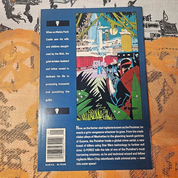 Punisher G-Force (1992, Marvel) Graphic Novel - Baron / Haynes / Palmiotti - Picture 2 of 6
